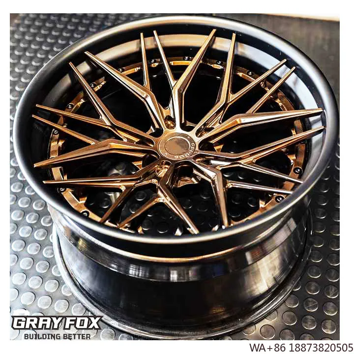 

Изготовленные на заказ кованые 2-компонентные глубокие вогнутые гоночные колеса 17-22 дюйма 5x120/114,3/130 бронзовые кованые колеса для колес пассажирских автомобилей, диски