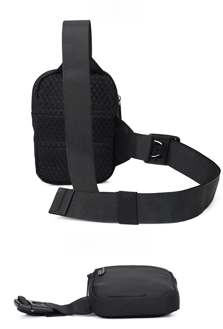 Мужская повседневная повседневная сумка через плечо из ткани Оксфорд, также можно использовать в качестве сумки для мобильного телефона для походов и кемпинга.