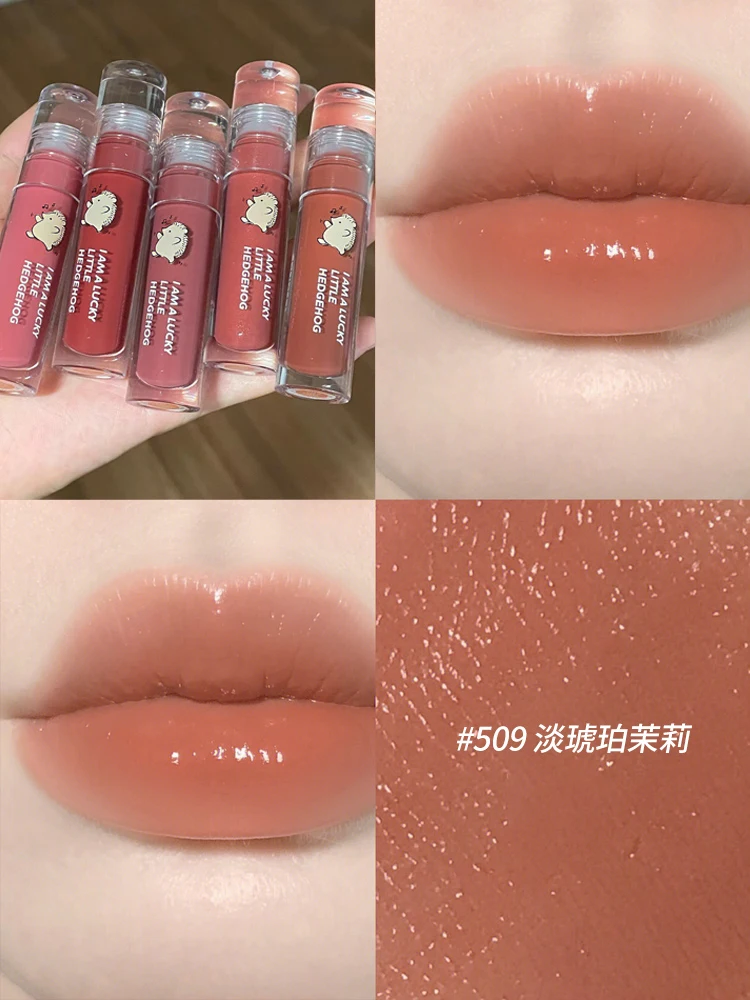 Gogotales Spiegel Water Lip Glazuur Lippenstift Hydraterende Pure Lippenstift Voor Vrouwen Langdurige Non-Stick Nude Lip Cosmetica Lip Tint