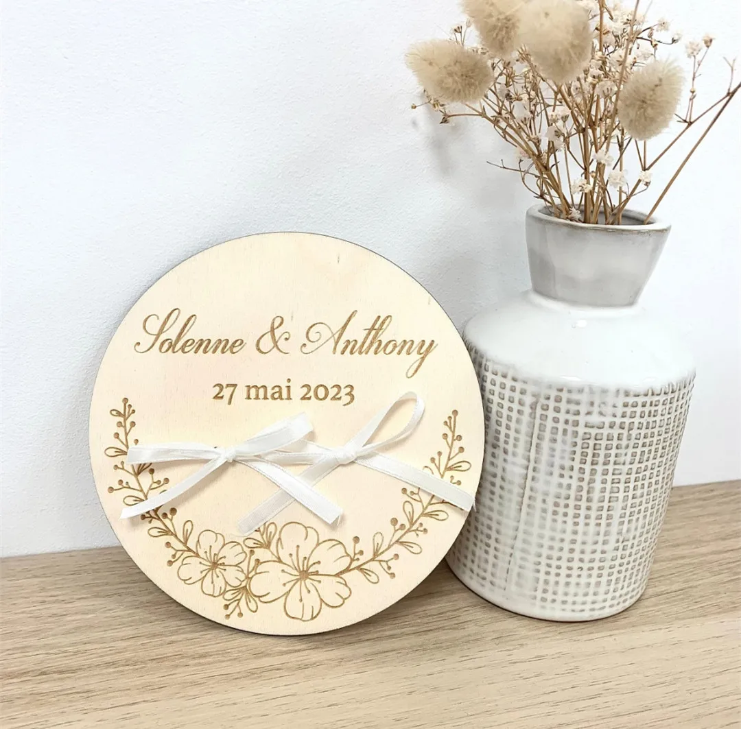 Personalized Wooden Ring Stand, Custom Wedding Ring Bearer Holder, Rustic Wedding Gift, Anniversary Gift for Her