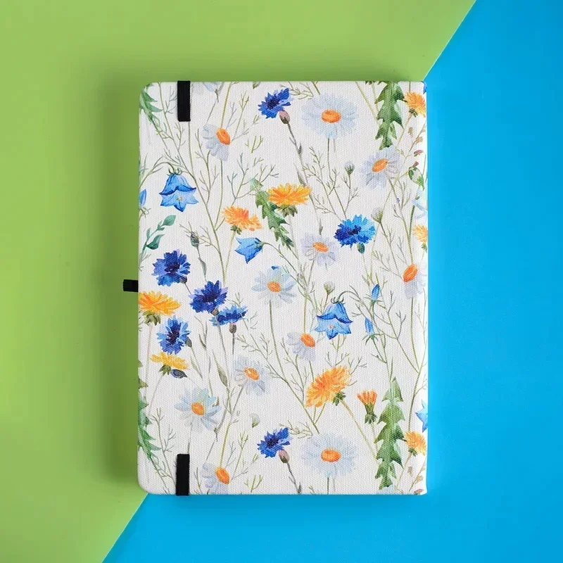 New Corderona Floral Bullet Dotted Journal 160gsm Thick Paper Elastic Band A5 Hard Cover Notebook - view 3