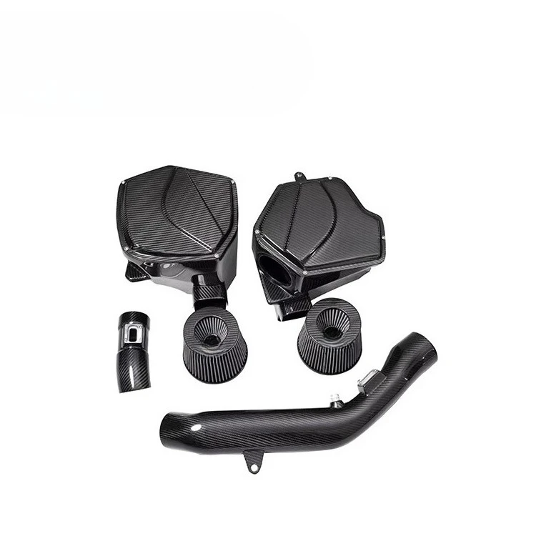 

M2C M3 M4 F8X F80 F82 S55 Automotive New High Strength Dry Carbon Fiber Cold Air Intake System Filter