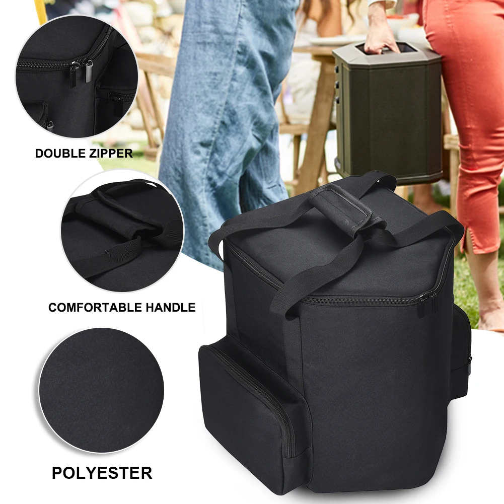 Carrying Storage Bag Dual Zipper Travel Case with Pockets Fall Preventive Big Capacity Carrying Case Suitable for Bose S1 Pro