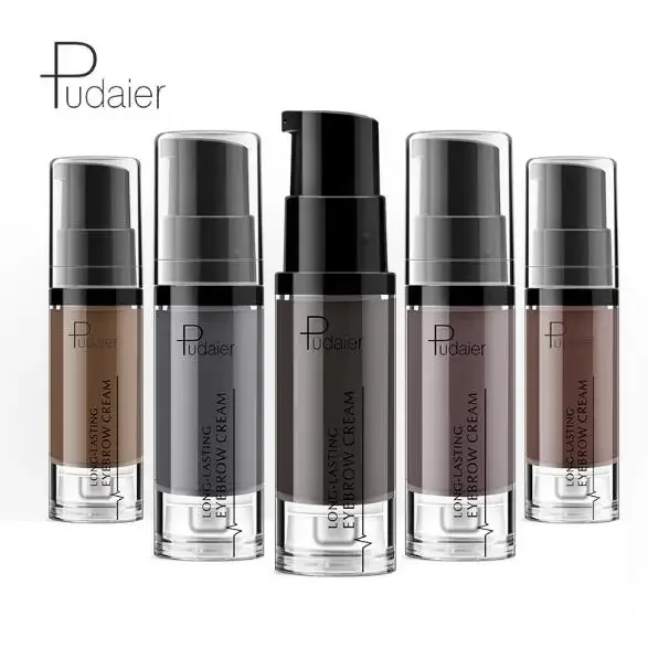 Pudaier Make Up Eye Brow Eyebrow Gel Natural Long Lasting Paint Eyes brow Tint Enhancer Brown Black Eyebrow Pencil Gel Makeup