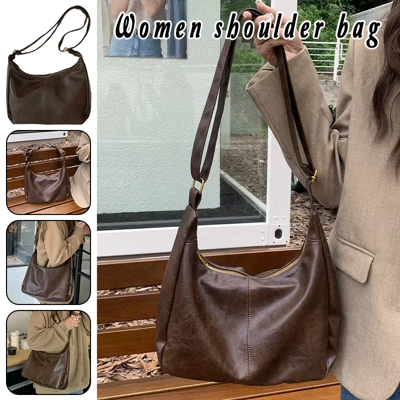 

Women's Big Capacity Tote & Crossbody Bag Durable Easy-Clean Handbag for Work Travel Daily City Walkingoutdoor Carrying