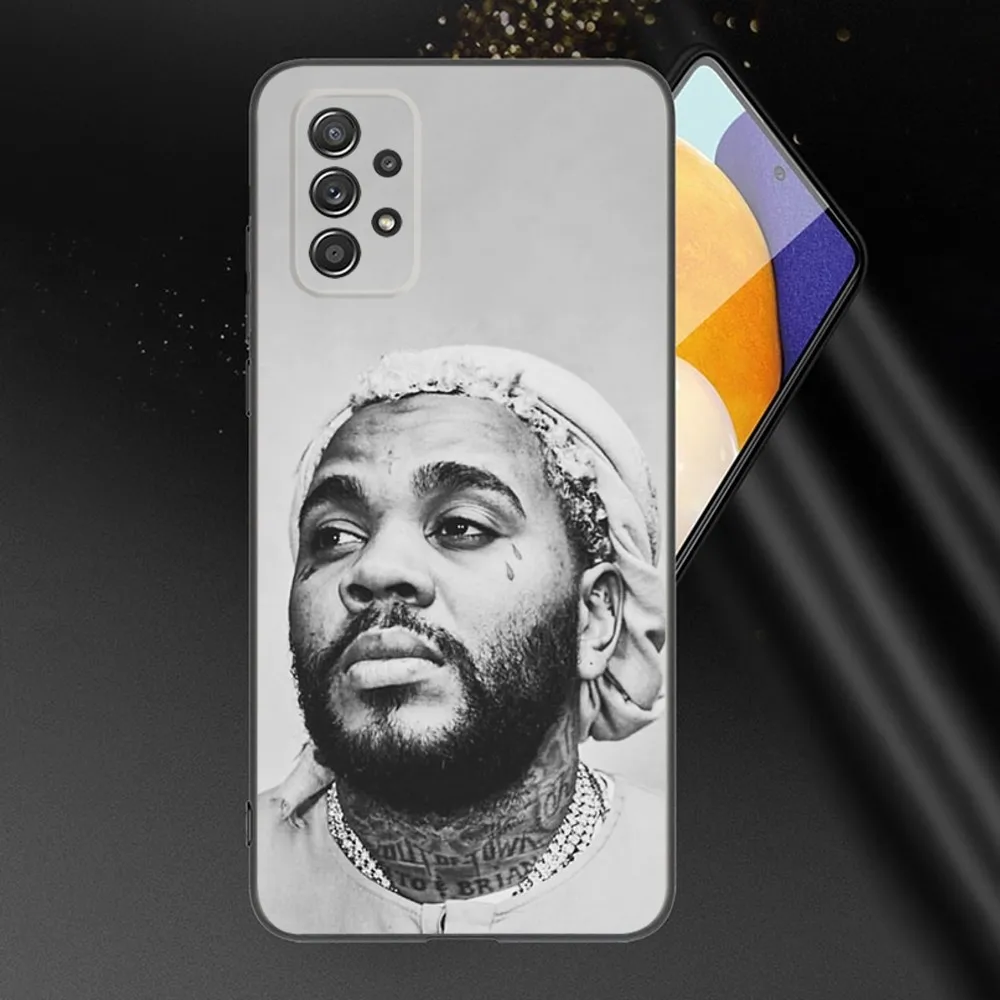 Rapper K-Kevin Gates Phone Case For Samsung Galaxy A13,A21s,A22,A31,A32,A52,A53,A71,A80,A91 Soft Black Phone Cover