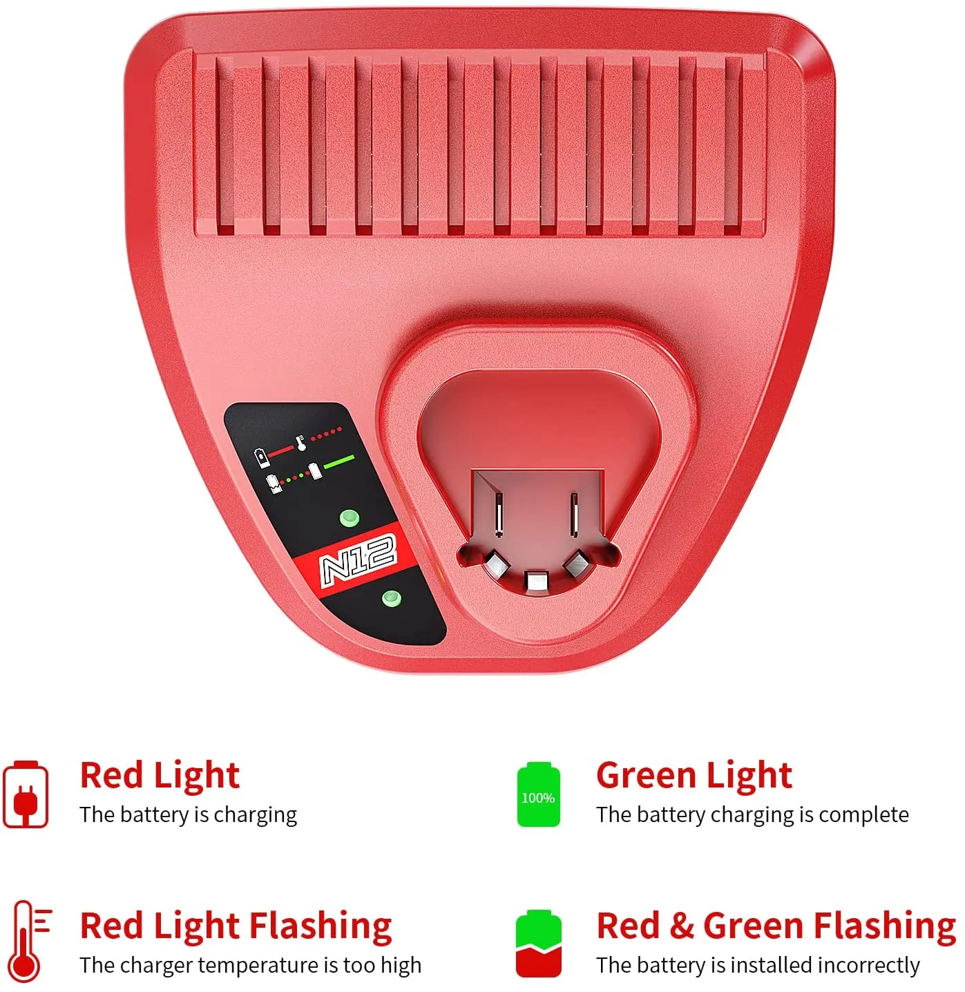 12V 3000mAh Li-ion Battery For Milwaukee M12 48-11-2411 48-11-2420 48-11-2401 48-11-2402 48-11-2401 12-Volt M12 Cordless Tools