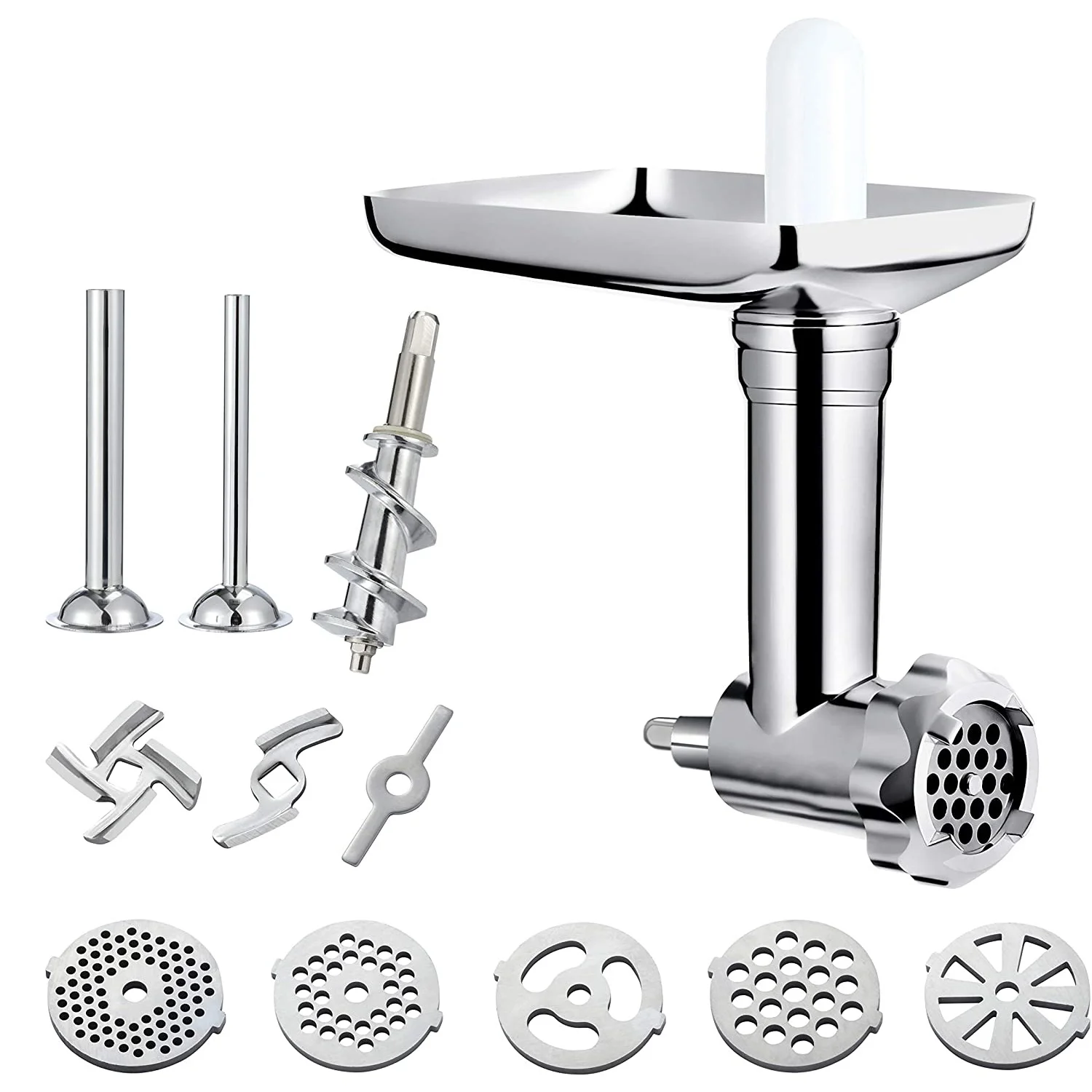 Durable Meat Grinder Accessories for KitchenAid Bench Mixers with Sausage Filling Tube/Food Processor Accessories HOT