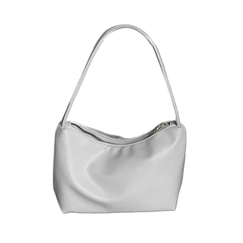 

Womens Female PU Leather Elegant Small Tote Bag Underarm Bag Lady Luxury Shoulder Bag Summer Handbag