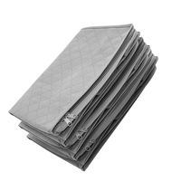 3pcs Storage Bags Large Capacity Oxford Cloth Blanket Bag Clear Window Zipper Clothes Clothing Bag Quilt Laundry Folding Home