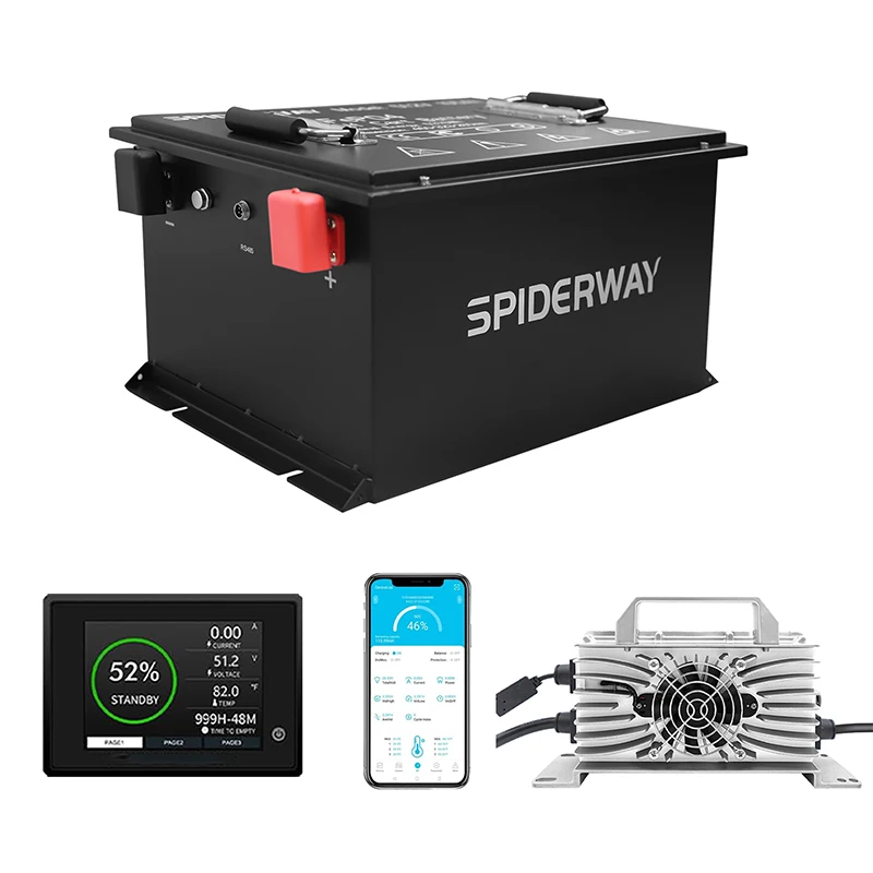 48V 105Ah Golf Cart LiFePO4 Lithium Battery With Charger for EZGO Club Car Yamaha