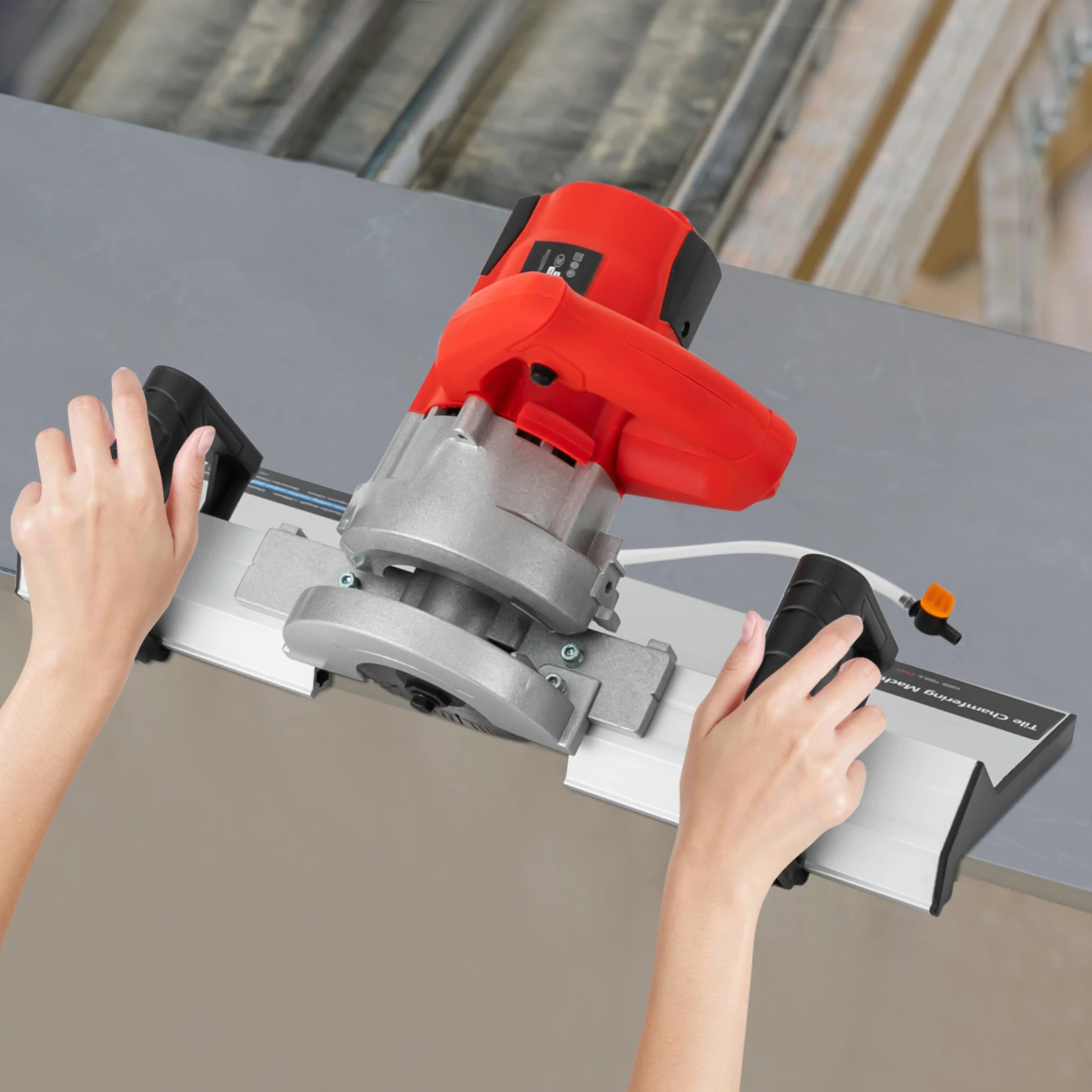 43° Tile Chamfering Machine 1200W Tile Cutting Machine Chamfering Tool Precise Edge Cutting for Smooth & Professional Results