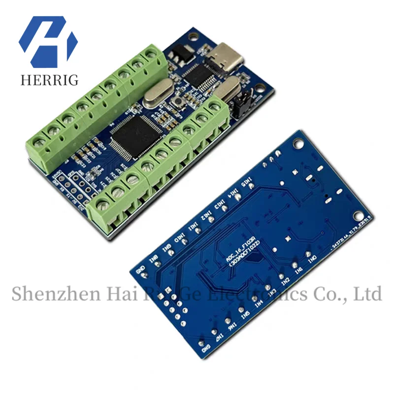 USB interface, 16 channels, 12-bit AD sampling, data acquisition, STM32 UART communication ADC module