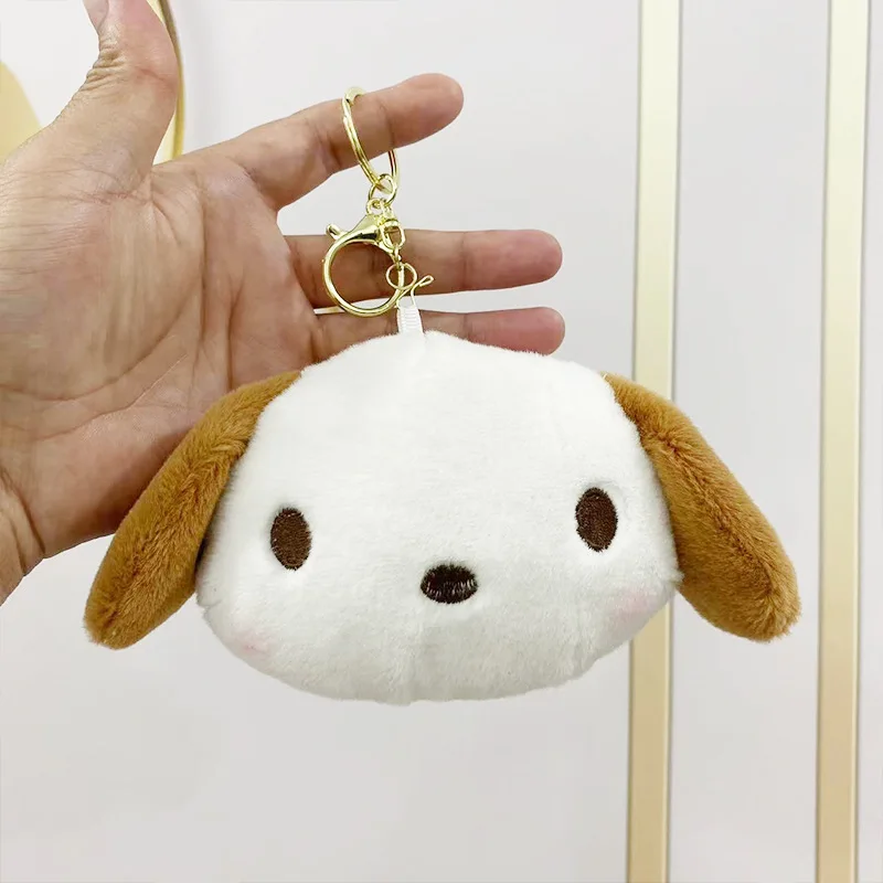 Pluszowy breloczek Sanrio, portmonetka na monety, urocza zawieszka Kulomie, mini pluszak, zabawka pluszowa.