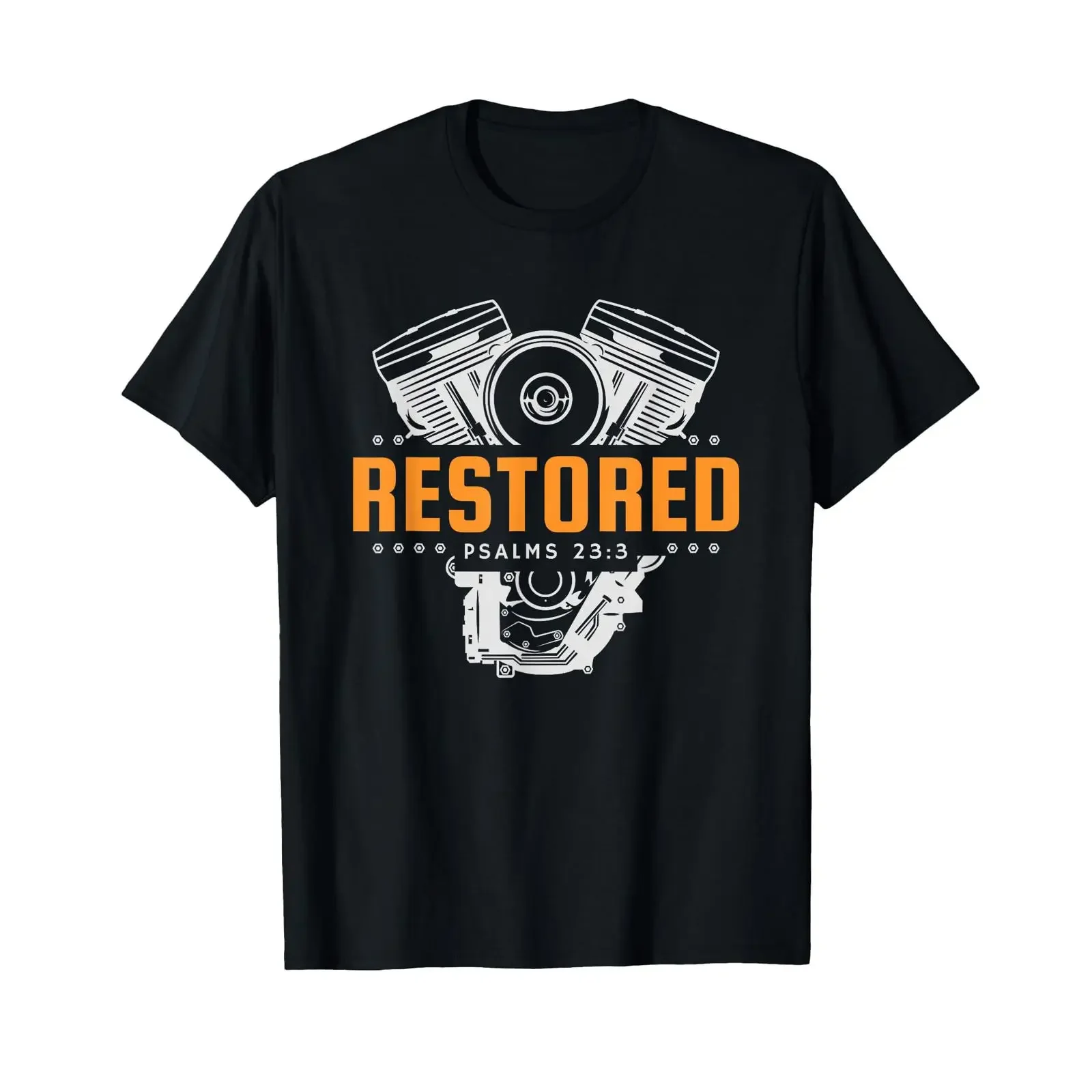 Christian Mechanic Restored Cars Automobile T Shirt vintage Washed Stylish Top For Everyday Wear Unisex designer clothes