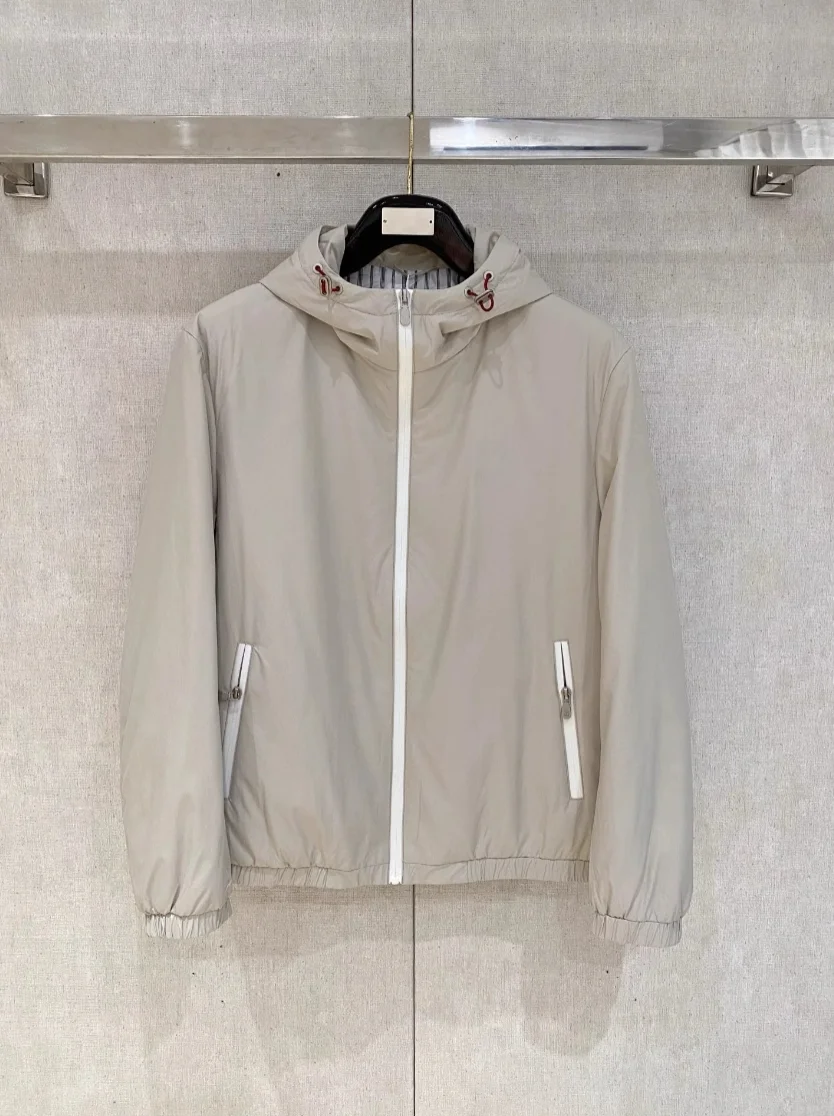 

BC Italy Fiber Windproof Simple Casual Old Money Style Baseball Jacket