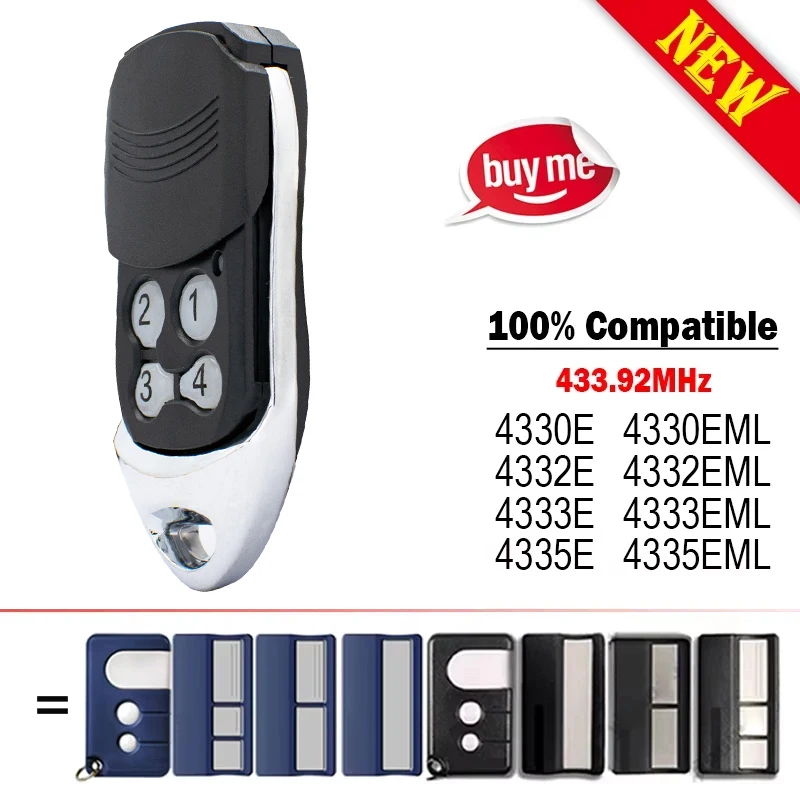 

LiftMaster Chamberlain 4410E 4330E 4335E 4333E 4332E 4330EML 4335EML 4333EML 4332EML Пульт дистанционного управления гаражными воротами 433,92 МГц