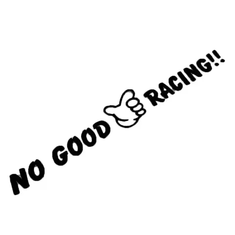 Personalized NO GOOD RACING Car Sticker OSAKA Japan JDM Drift Racing Team Decals Accessories 20 x 3cm