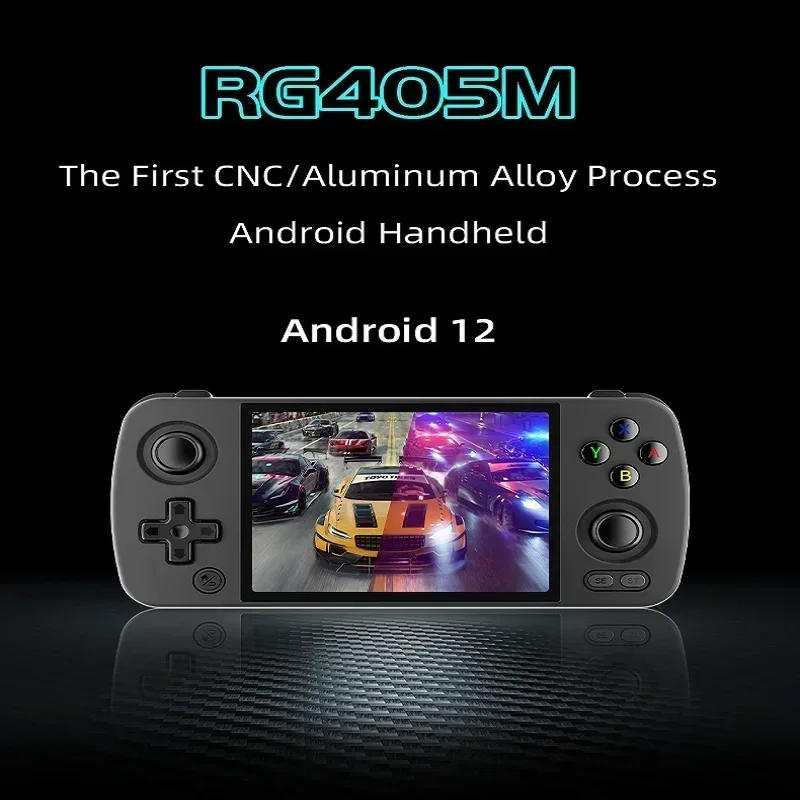 ANBERNIC RG405M PS2 Portable Retro Handheld Game Console 4 Inch IPS Touch Screen T618 HD Alloy Android12 512G 256G PSP Games