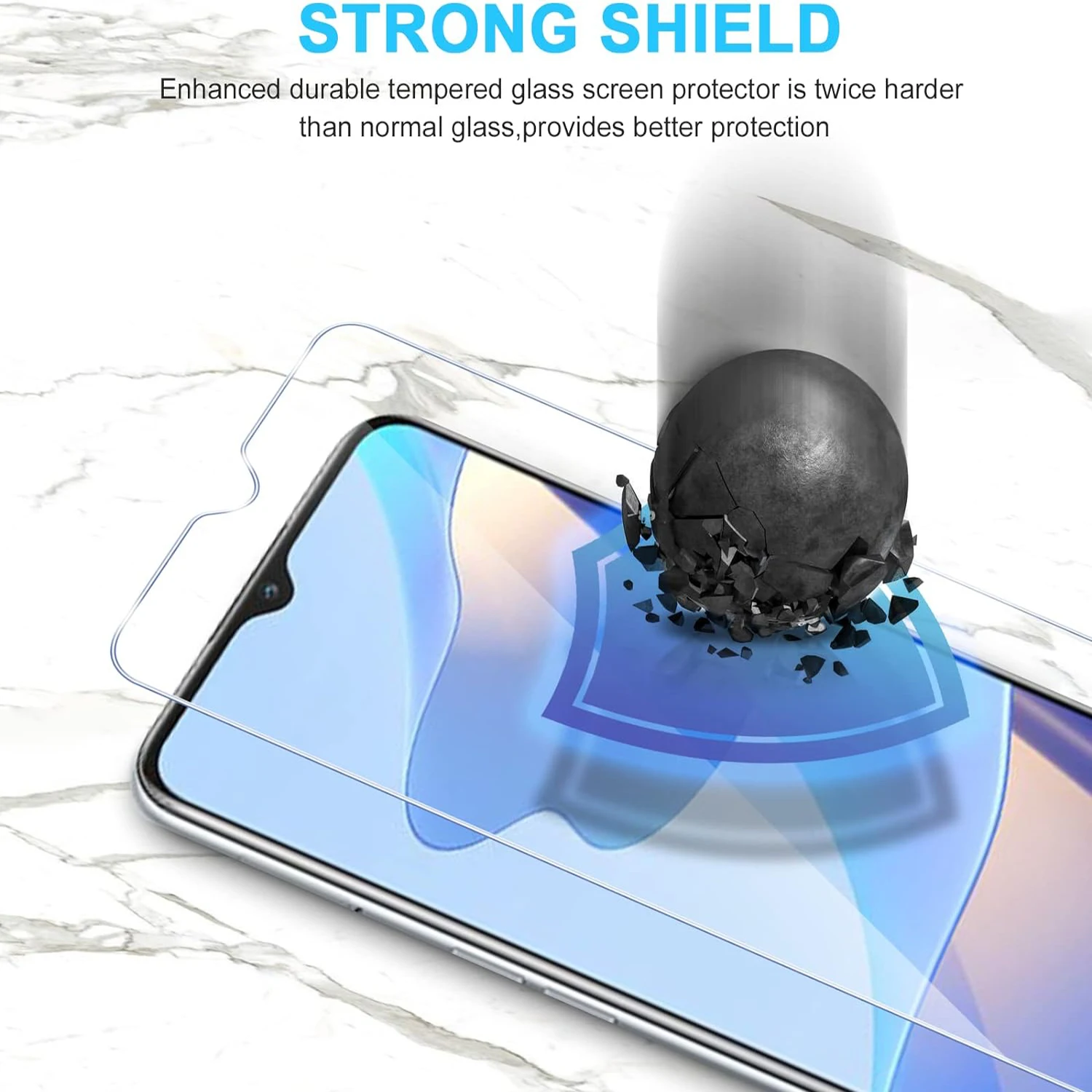 2/3/4 Stück gehärtetes Glas für OPPO A54s A54 4G 5G gehärtetes Glas Displayschutzfolie Glasfolie – Detail 10