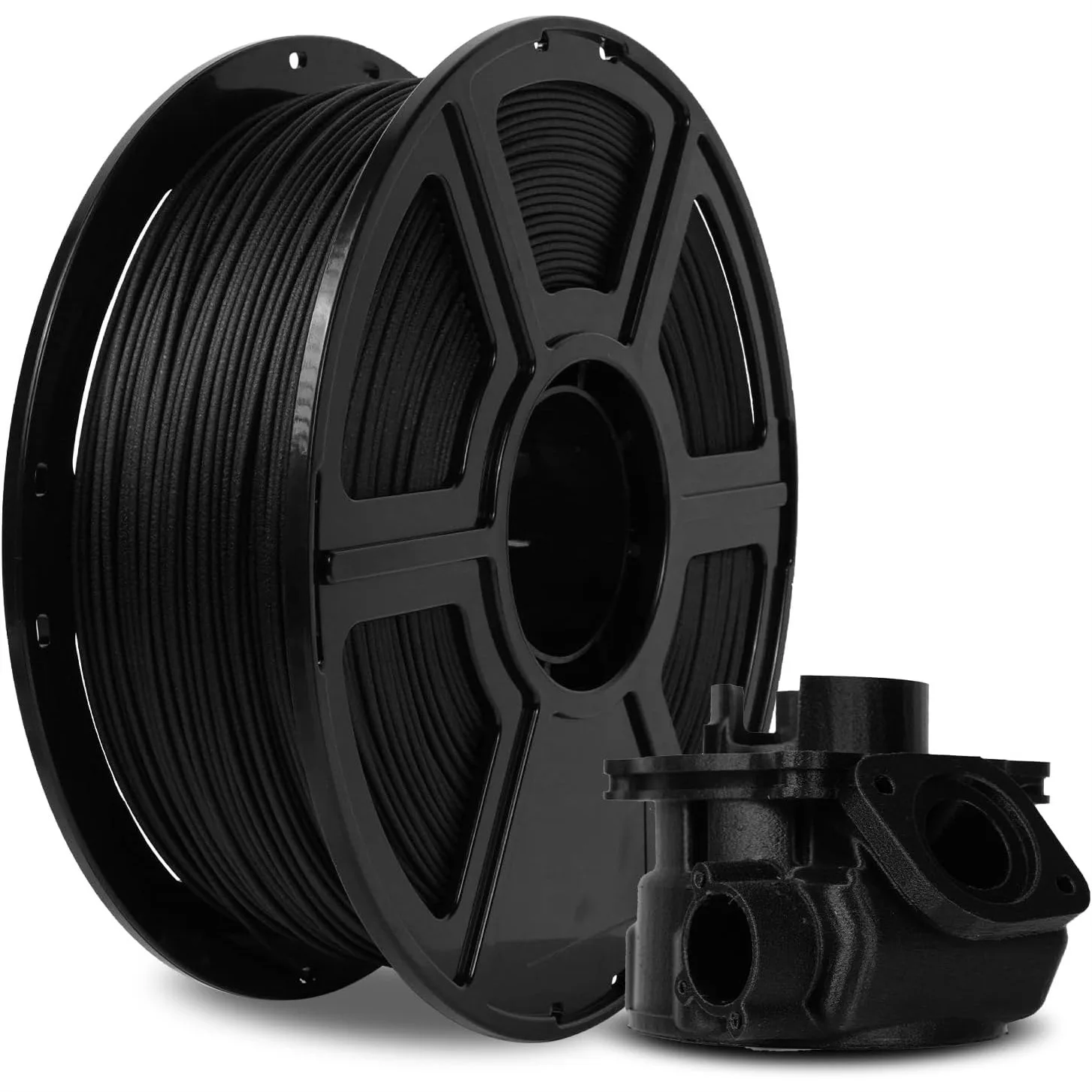

Carbon Fiber PETG Filament 1.75mm, 1KG Spool Dimensional Accuracy +/-0.02mm, Heat-Resistant for 3D Printer