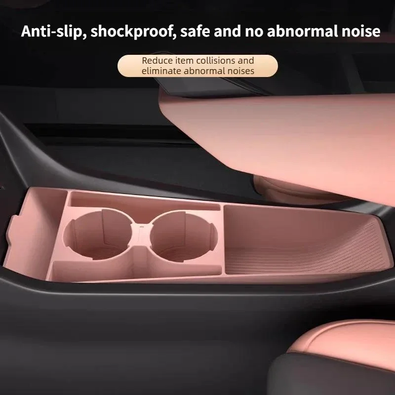 Silicone Center Console Lower Storage Box for BYD Seagull 2023-2025 Car Interior Armrest Organizer Tray Modified Accessories detail image 4