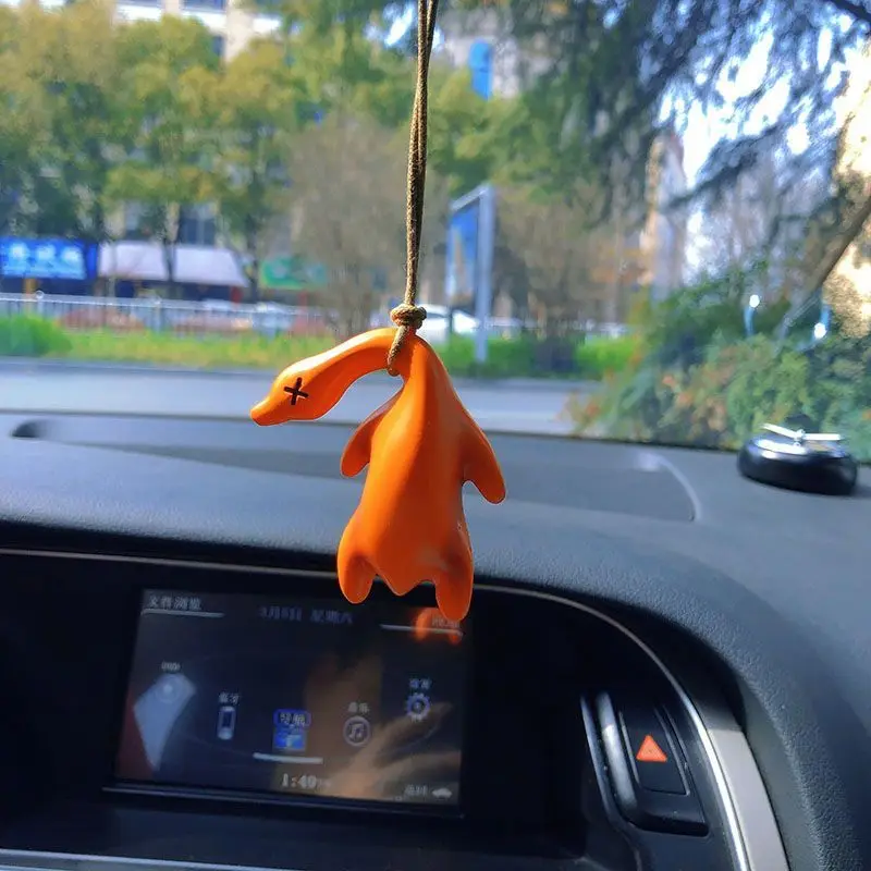

Car color-changing roast duck car creative pendant cute duck rearview mirror creative internet celebrity car decoration
