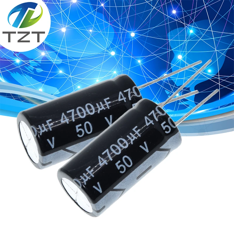 2PCS 50v4700uf 4700uf50v TZT 18*35 50v 4700uf 18x35 Electro Electrolytic capacitor