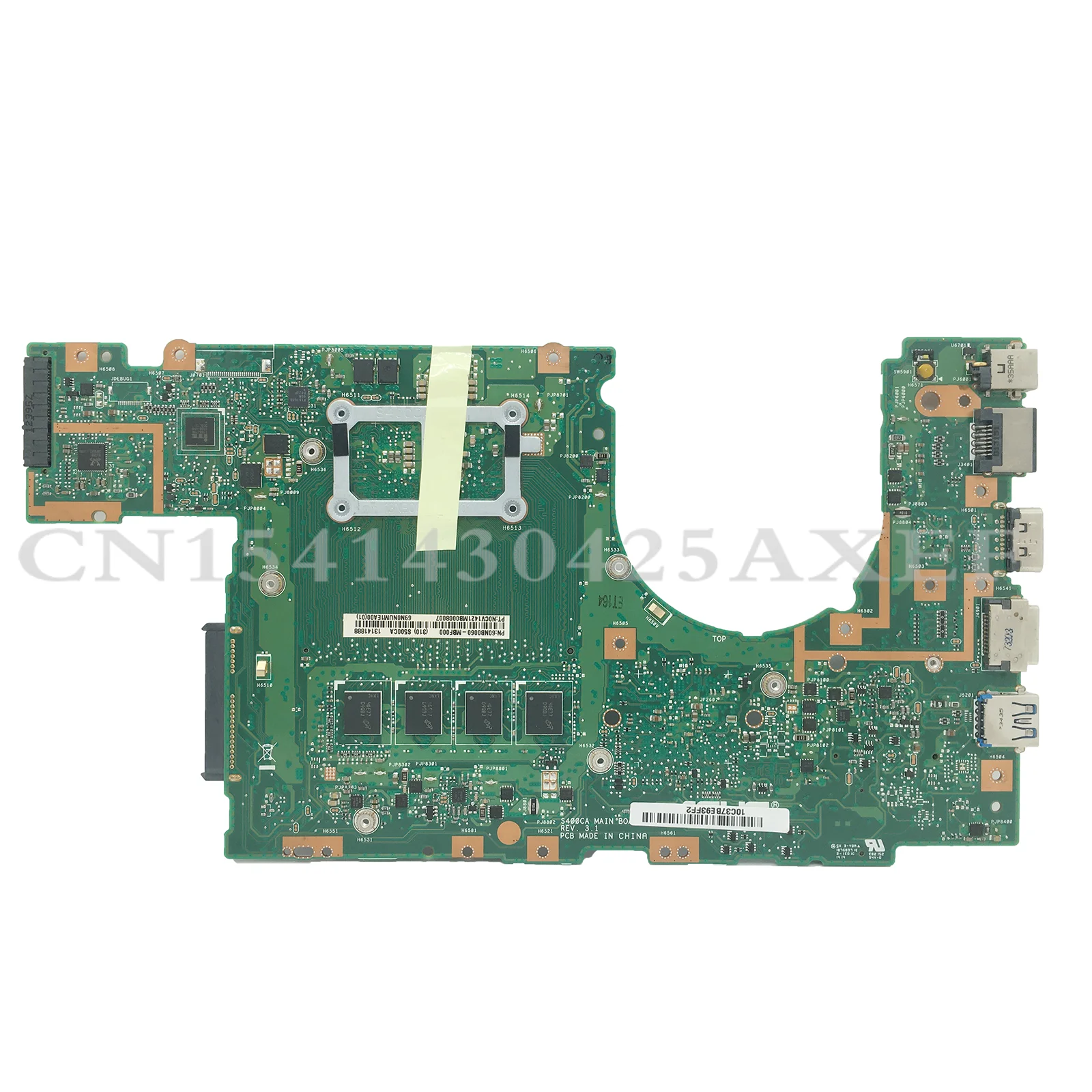 Pลyta gลรณwna do laptopa Dinzi S400CA dla ASUS Vivobook S400 S500 S500CA S400C S500C Notebook W/4G/2G-RAM I7-3517U I5-3317U