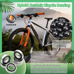 1Pc 15x26x7,15x24x5,12x28x8 Hybrid Ceramic Ball Bearing Double Sealed Si3N4 for Bicycle Bottom Bracket & Cycling Spares 15267rs