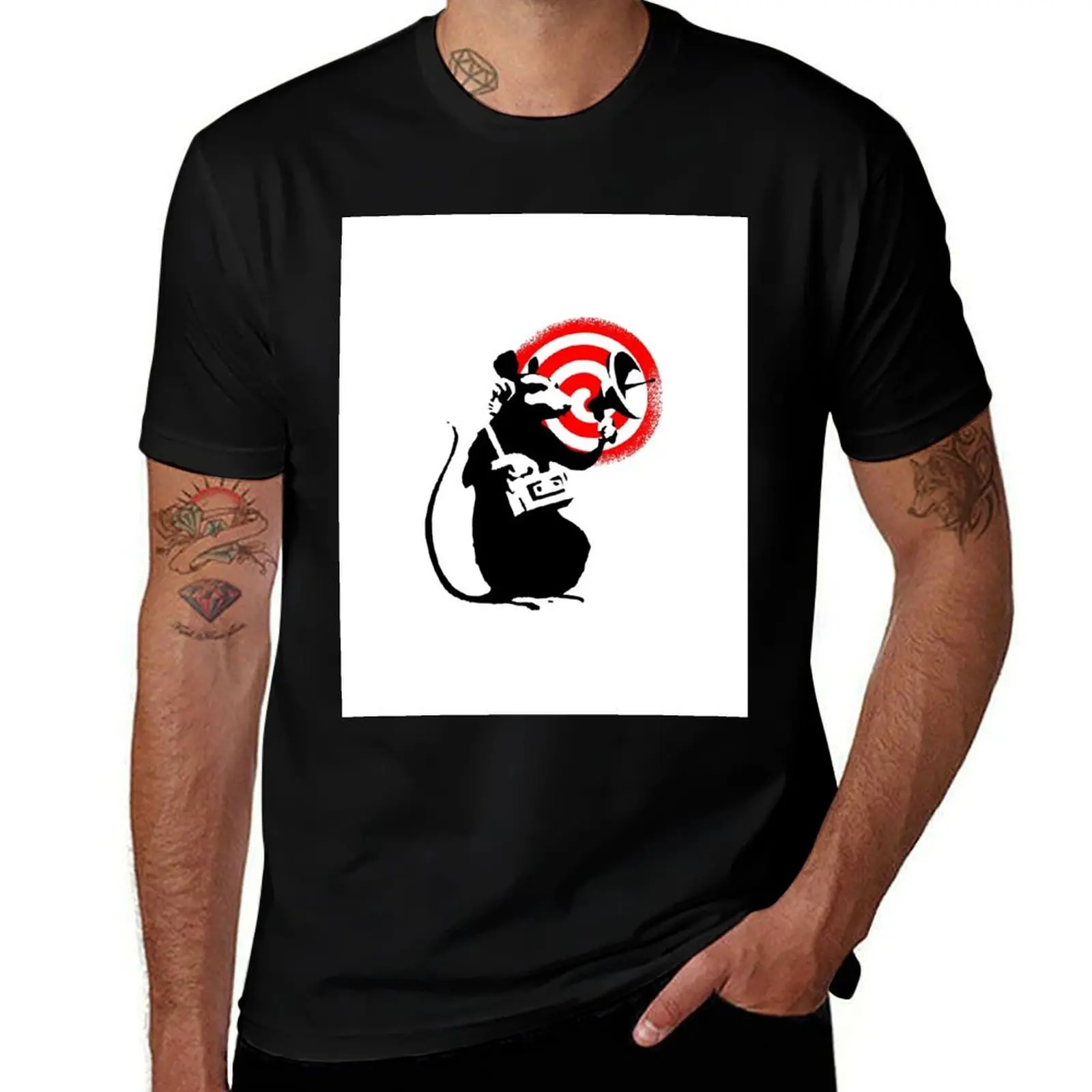 Radar Rat T-Shirt Daily Wear Plain Short Sleeve Shirt