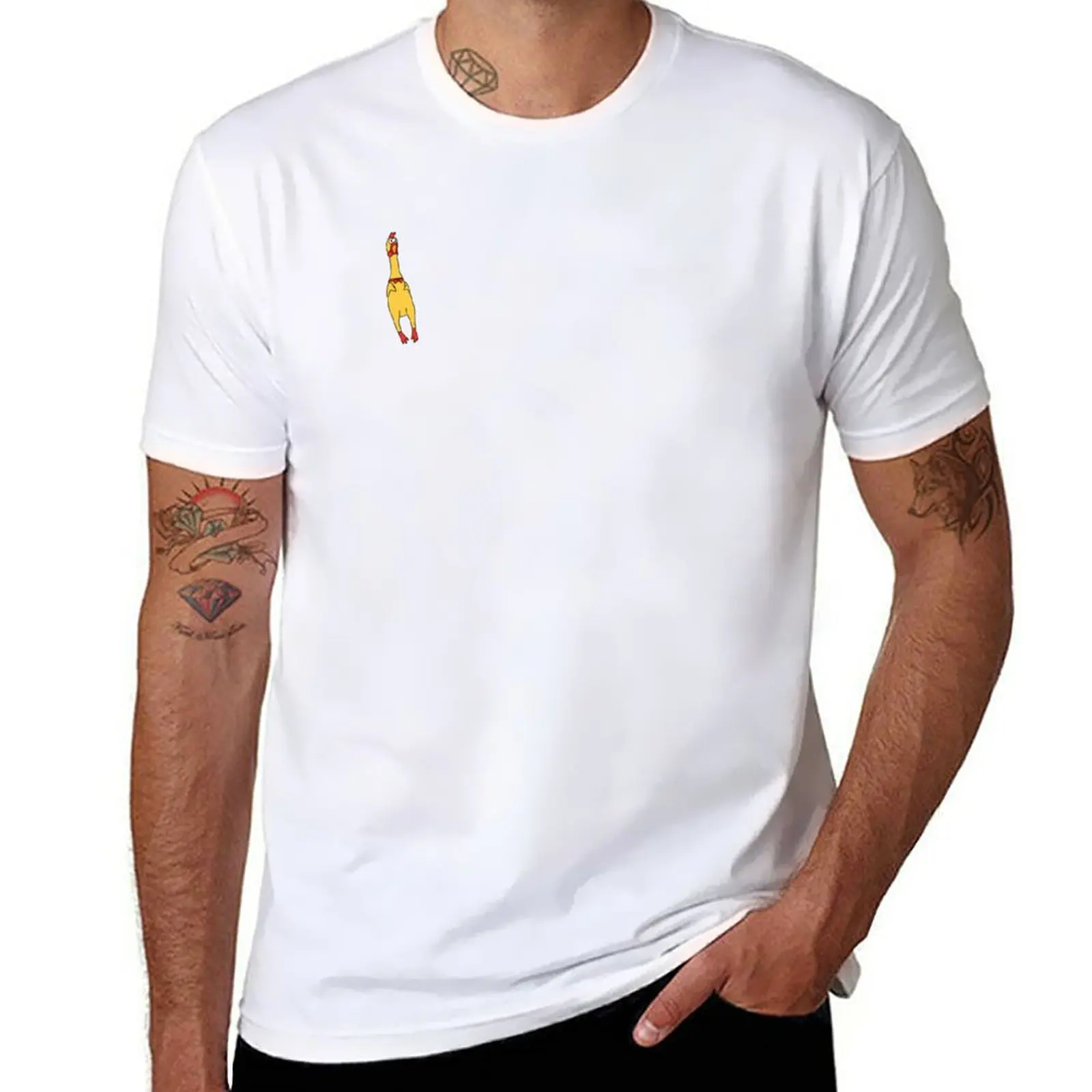 New Rubber Chicken T-Shirt sweat shirt sports fan t-shirts mens clothes