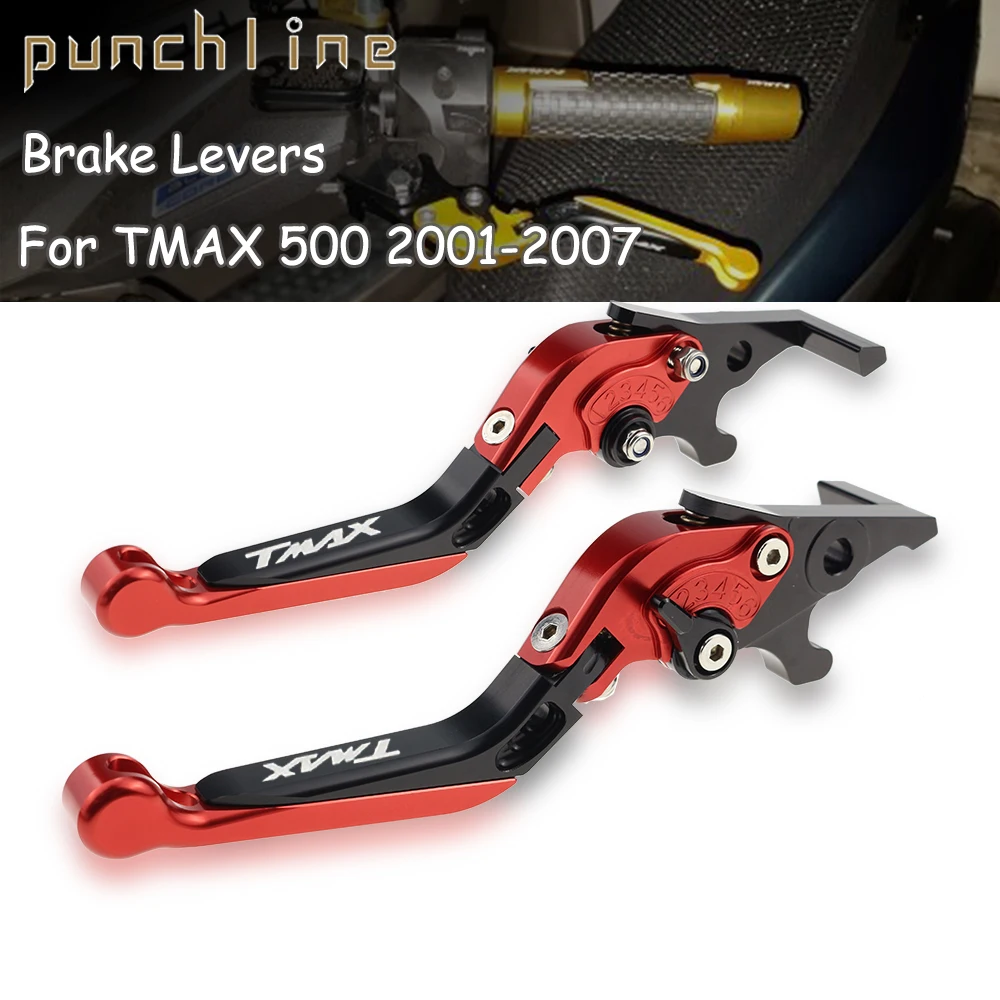 

For YAMAHA T-MAX 500 TMAX 500 TMAX500 2001 2002 2003 2004 2005 2006 2007 Accessories Folding Extendable Brake Clutch Levers