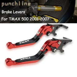 For T-MAX 500 TMAX 500 TMAX500 2001 2002 2003 2004 2005 2006 2007 Folding Extendable Brake Clutch Levers