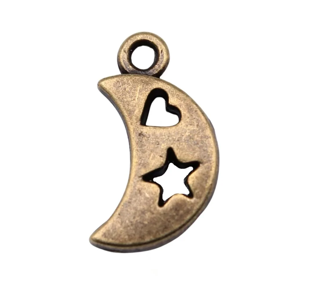 25pcs 9x17mm Zinc alloy metal tibetan silver,antiqued bronze plated charm T1022 for jewelry making