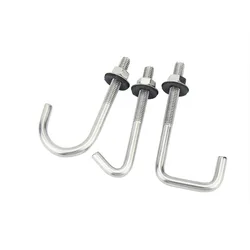 304 Stainless Steel Square Hook Special-Shaped Screw M6