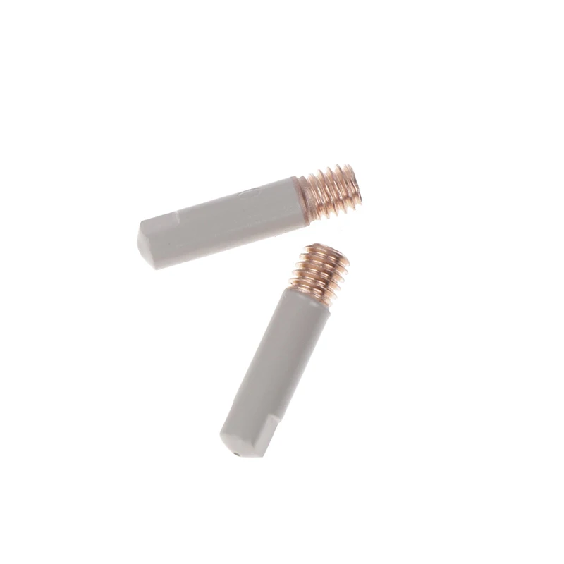 2Pcs/Set 15AK Welding Contact Tips New Coating Protect 25mm M6 Gas Nozzle Tip 0.8mm-1mm MIG Welding Torche Welding Tool Parts