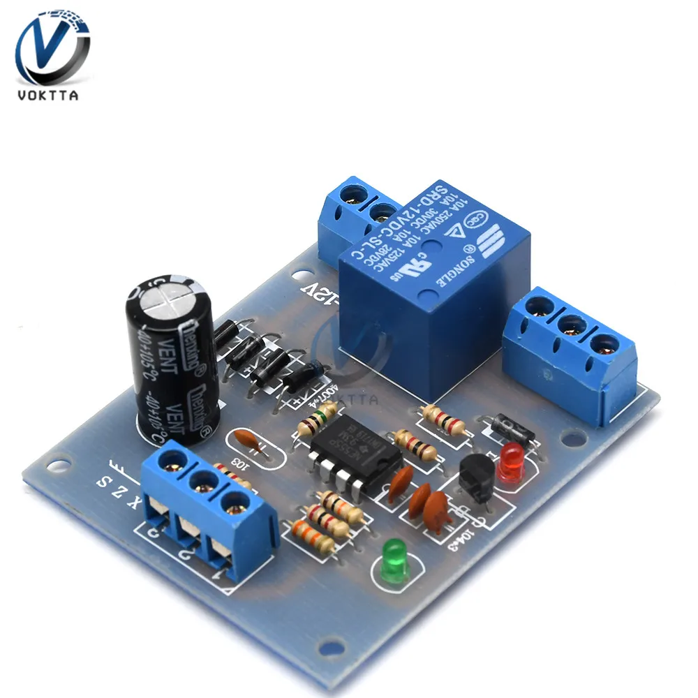 9V-12V Liquid Water Level Controller Sensor Automatic Pumping Drainage Water Level Detection Water Pump Control Circuit Board