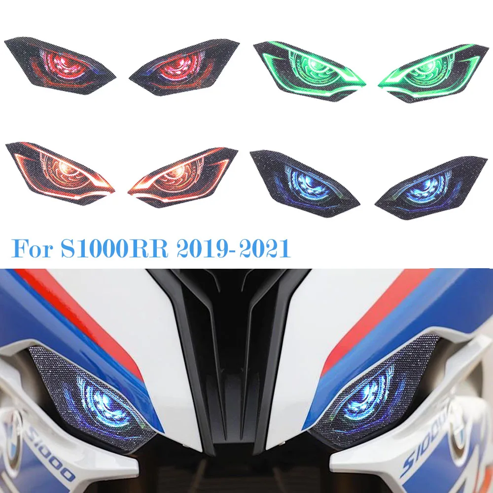 Motorcycle Headlight Sticker For BMW S1000RR 2021 S 1000 RR 2019 s1000rr 2020 Decals Head Light Pegatinas 3D Guard