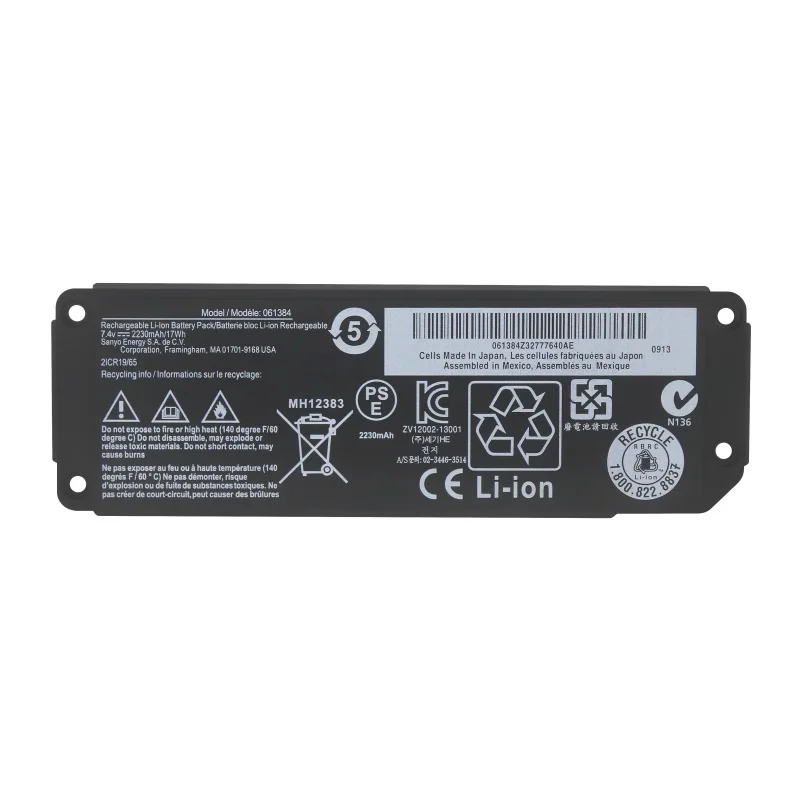Applicable to for BOSE Soundlink Mini I 063404 061384 061385 061384 063404 Bluetooth speaker battery