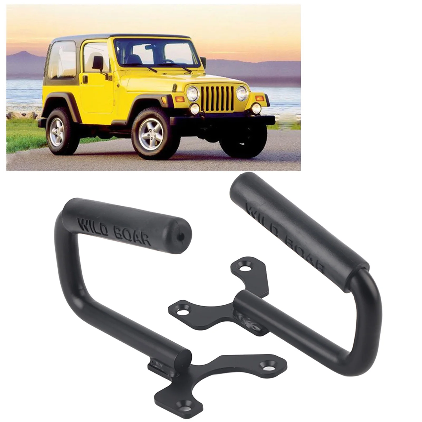 Car Interior Front Hard Mount Grab Handle Bar for   Unlimited 97‑06 Front Grab Handle Grab Handle for