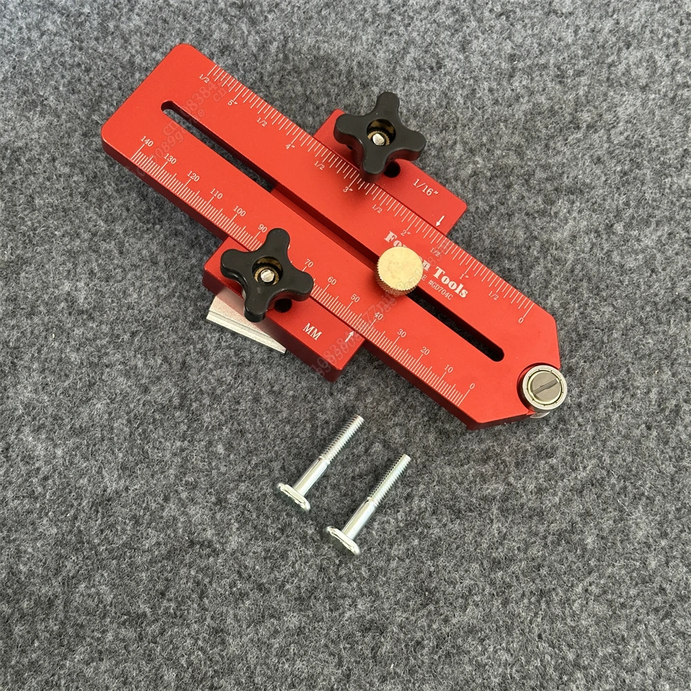 

Safety Table Saw Jig Thin Rip Jig for Making Repetitive Narrow Thin Strip Fits for 3/8" x 3/4" T Slot Woodworking Tools