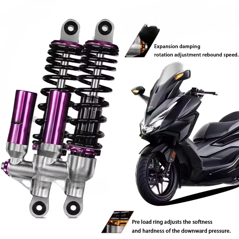 Inverted shock absorber hole spacing 280/290/310/335MM is suitable for various types of motorcycle rear shock