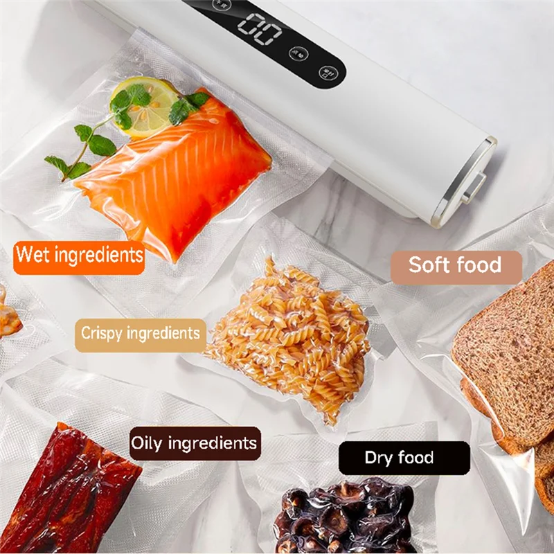 

FGGS-Вакуумный упаковщик для пищевых продуктов, вакуумный кухонный упаковщик, упаковка для приготовления пищи, пластиковый пакет, уплотнитель, вилка европейского стандарта