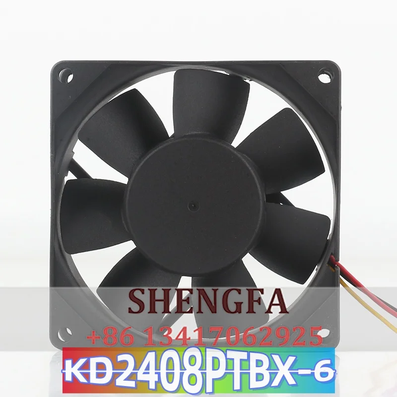 Authentic SUNON5V 12V 48V DC24V 4.7W AC EC 8025 80X80X25MM 8CM KD2408PTBX-6 variable frequency fan for cooling