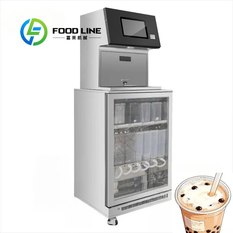 Intelligent Bubble Tea Counter Machines Quick Brewing Boba Tea Machine Thai Milk Tea Maker for Dessert Shop