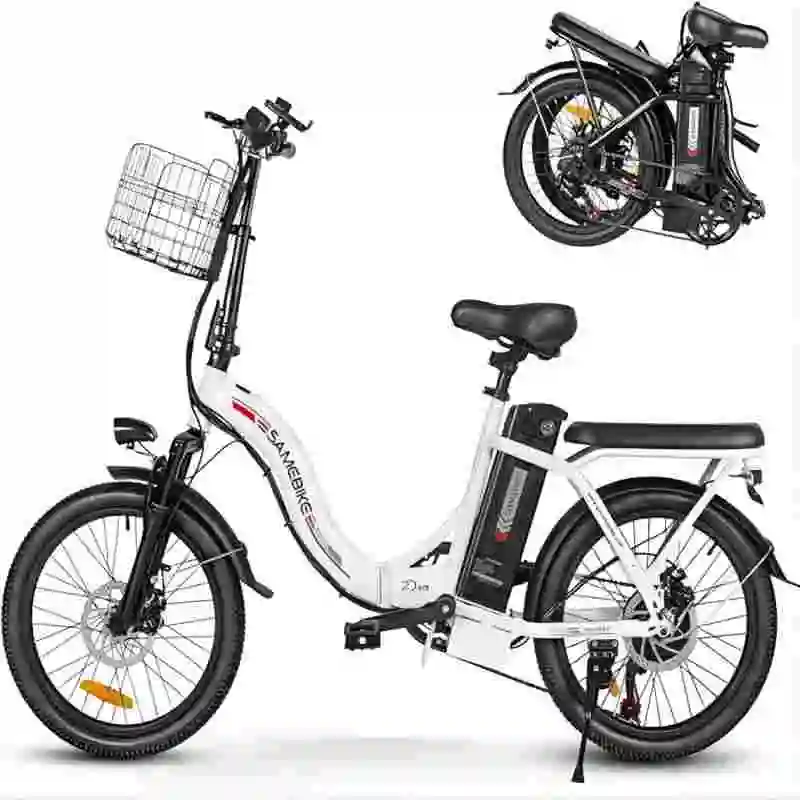 

Electric Bicycle Folding Urban Traveler Adult E-Bike Detachable Battery E Bike 36V 12Ah
