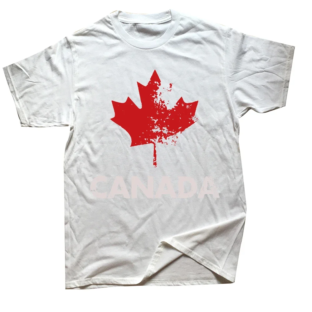 Vintage Retro Canadian Canada Flag T Shirts Graphic Streetwear Short Sleeve Birthday Gifts Summer Style T-shirt Mens Clothing