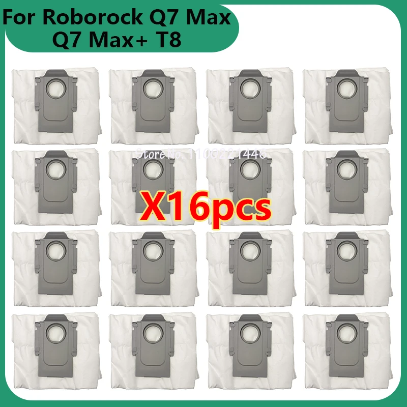 Dust Bags Replacement Accessories for Roborock S7 MaxV Ultra Q5+ Q7 Max+ T8 G10S S8 S8+ G20 Robot Vacuum Cleaner Garbage Bags