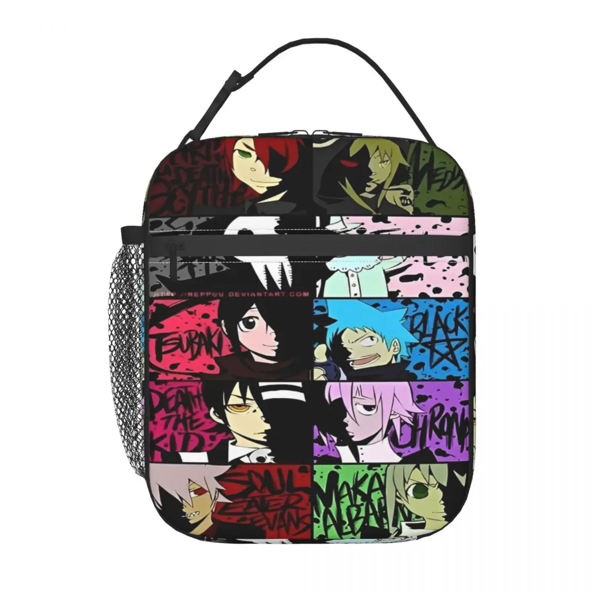 Insulated Lunch Box Soul Eater Comics Anime Accessories Food Box Fashion Thermal Cooler Lunch Box For School